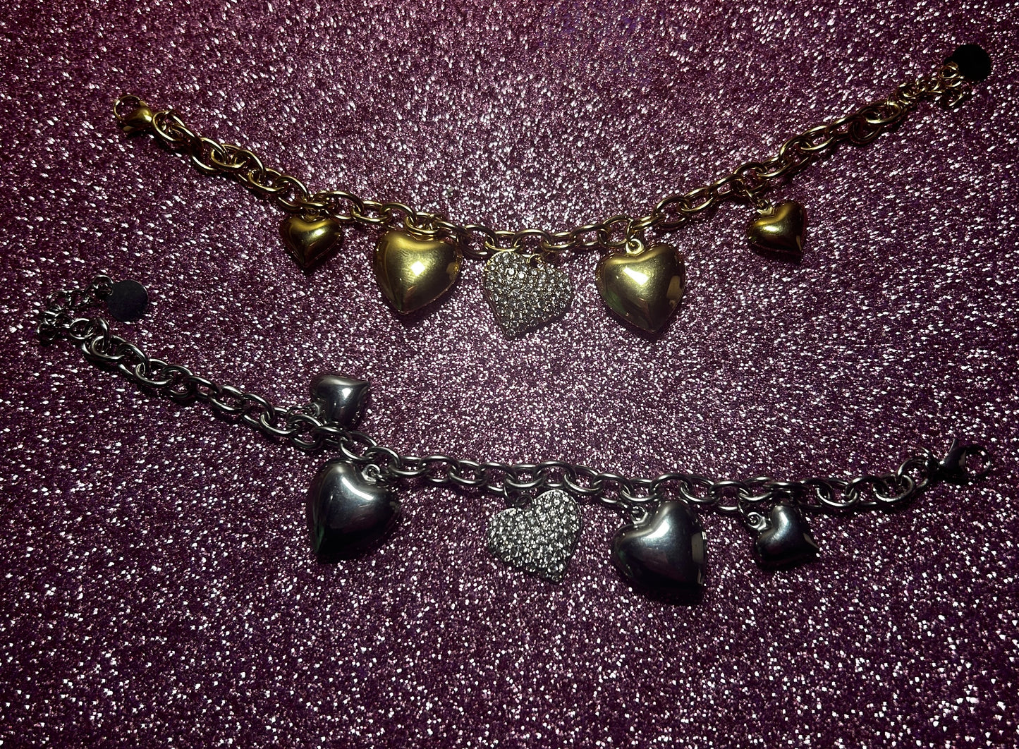 Bracciale cuore sonaglio