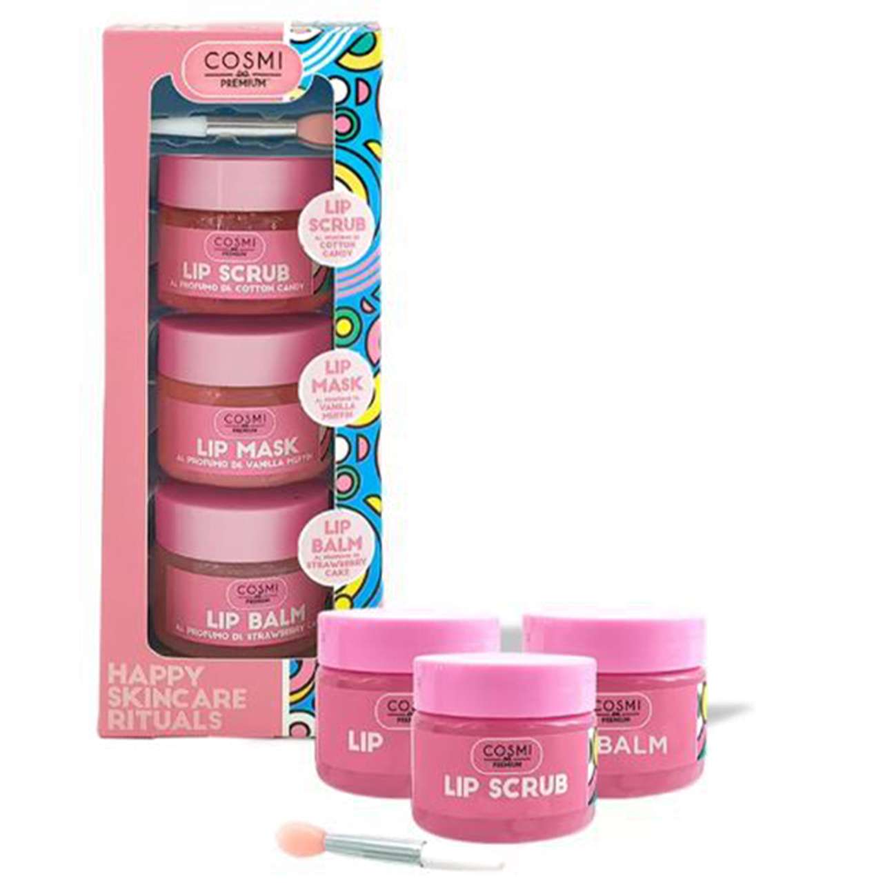 COSMI - SET LIP CANDY CON SCRUB MASCHERA E BALSAMO