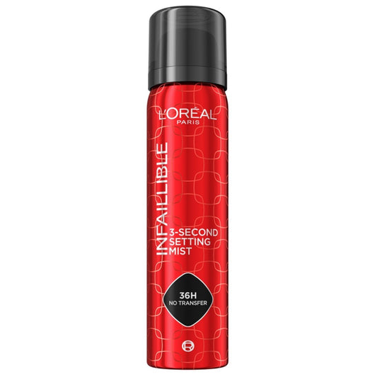 L'OREAL
INFAILLIBLE FISSATORE TRUCCO 36H 3 SECOND SETTING MIST (50ml)